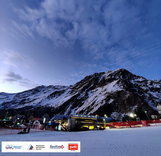 Третий этап Кубка России по ски - альпинизму - вертикальная гонка