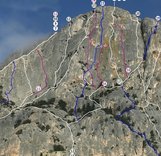 Определён список маршрутов 2-го этапа Кубка России по альпинизму в скальном классе