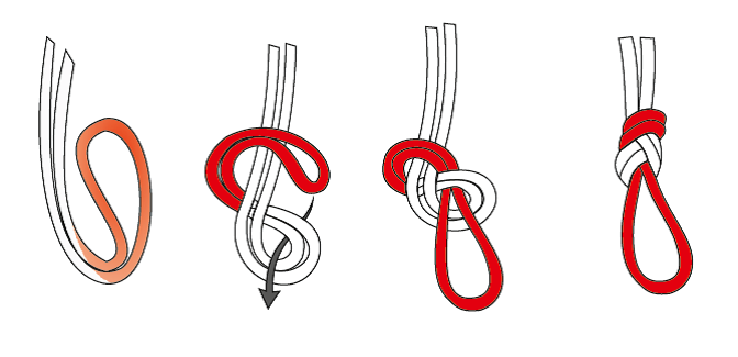 Брамшкотовый узел - схема вязания и техника исполнения
